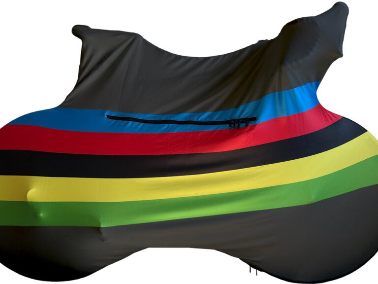 Fietssok DS Covers RAINBOW - geschikt voor op de fietsdrager - zwart