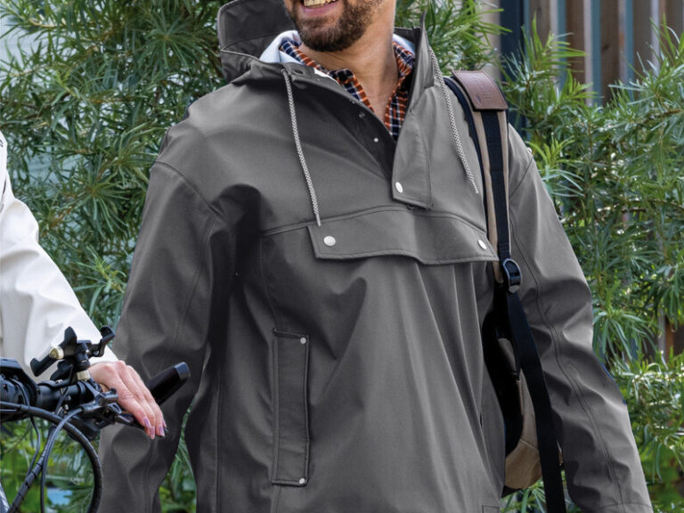 Regenjas Mirage Rainfall Closed Jacket - maat S - gemaakt van polyester soft touch - earl grey