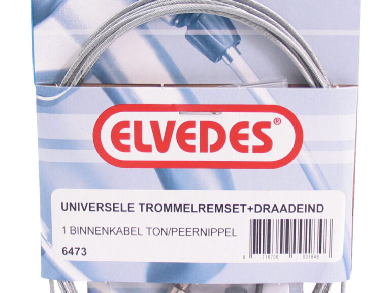 Trommelrem binnenkabel Elvedes 2250mm verzinkt met onderdelen (op kaart)
