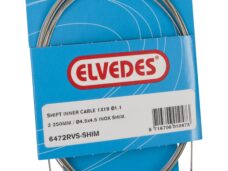 Schakel binnenkabel Elvedes voor Shimano 2250mm RVS ø1,1mm Shimano N-nippel (op kaart) - Zilver