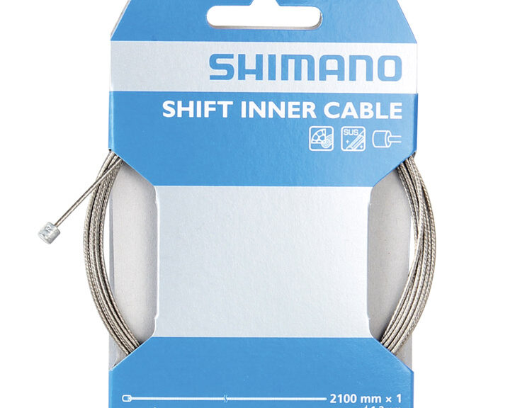 Versnelling binnenkabel Shimano ø1,2 x 2100mm (10 stuks) - Zilver