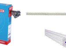 Schakel binnenkabels Elvedes 2250mm RVS ø1,1mm Shimano N-nippel ø4,5 × 4,5 (100 stuks) - Zilver