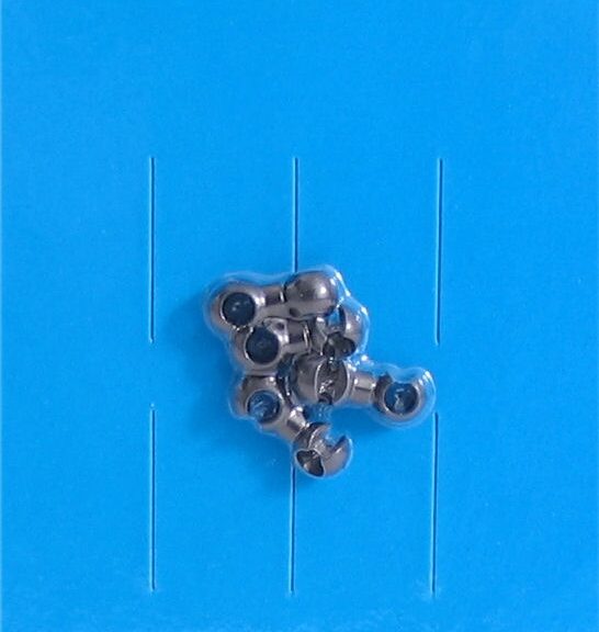 Roteerhaken Elvedes Ø4,3mm - 5,0mm PVC - zwart (4 stuks)