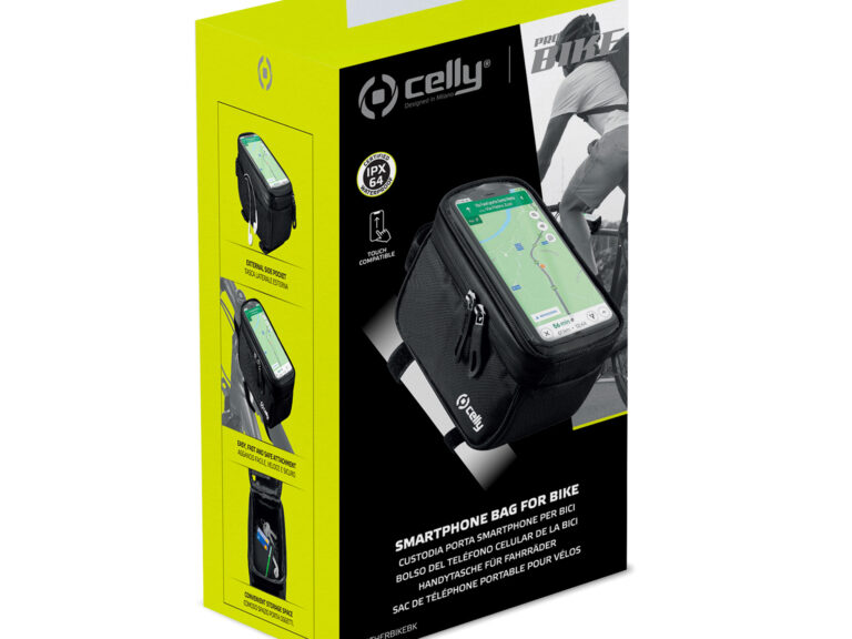 Telefoontas Celly Weatherbike met framebevestiging