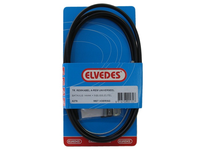 Trommelremkabel achter Elvedes met haak (universeel)