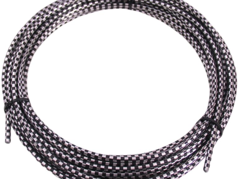Rem buitenkabel Elvedes met teflon voering ø5,0mm / 10 meter -  zwart/chroom (rol)
