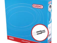 Rem buitenkabel Elvedes met teflon voering ø5,0mm / 30 meter - wit (in een doos)