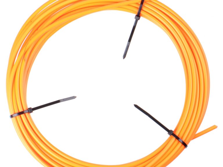 Rem buitenkabel Elvedes met voering 30 meter / Ø5,0mm - neon oranje (30 meter in doos)