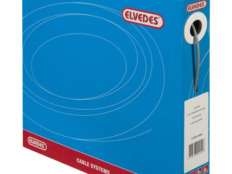 Schakel buitenkabel Elvedes met voering 30 meter / Ø4,2mm - zilver (30 meter in doos)
