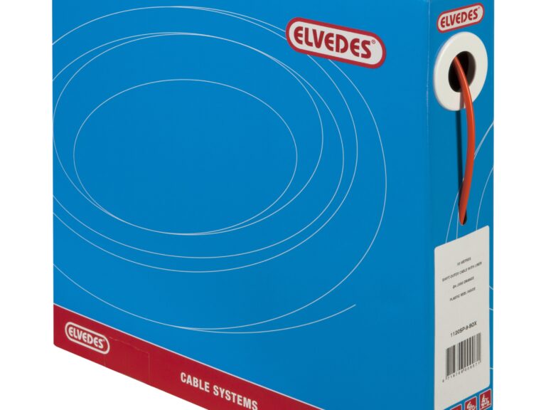Schakel buitenkabel Elvedes met voering 30 meter /ø4,2mm  - oranje (30 meter in doos)