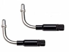 Verstelbare V-brake bochtjes 90°Elvedes RVS - kort model (2 stuks)