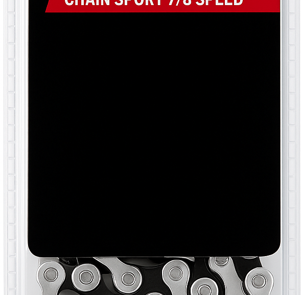 Fietsketting 7/8 speed Edge Sporty - zilver