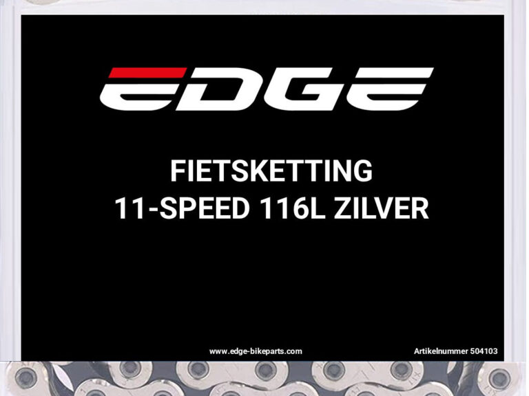 Fietsketting 11 speed Edge CHN-004 met 116 schakels - zilver