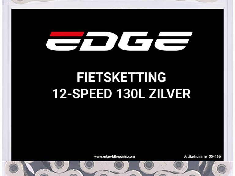 Fietsketting 12 speed Edge CHN-006 met 130 schakels - zilver