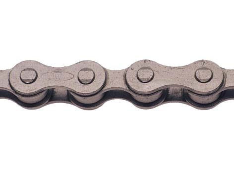 Ketting Marwi 1/2" x 1/8" voor naafversnelling / single speed 112 links - titanium grijs