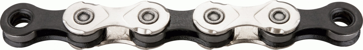 Ketting 12 speed KMC X12 126 schakels - zilver/zwart (werkplaatsverpakking)