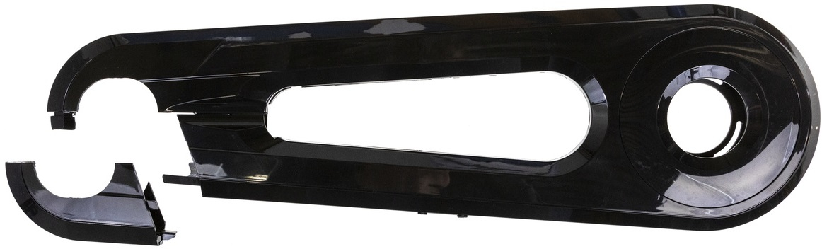 Kettingkast 28" Gazelle Finura Shimano Steps met montagebeugel - glazend zwart