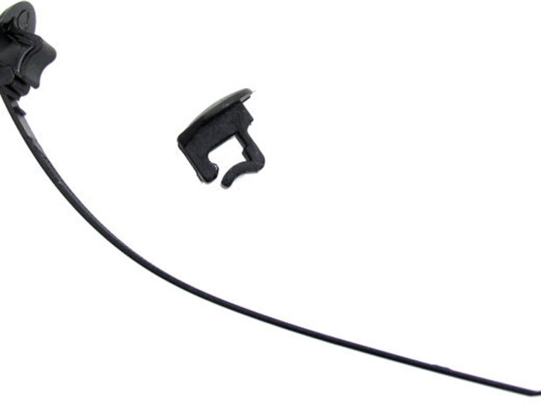 Jasbeschermer stripclip Hesling - zwart (2 stuks)