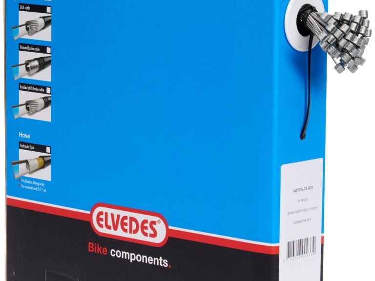 Rem binnenkabel Elvedes 3000 mm 1 x 19 draads RVS ø1,5mm met T-nippel ø7 x 6mm (doos à 50 stuks) - Zilver