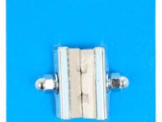 Caliper velgremblokset Elvedes X-groove design - white compound