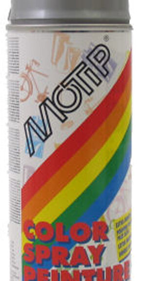 Spuitbus 400ml - aluminium metallic