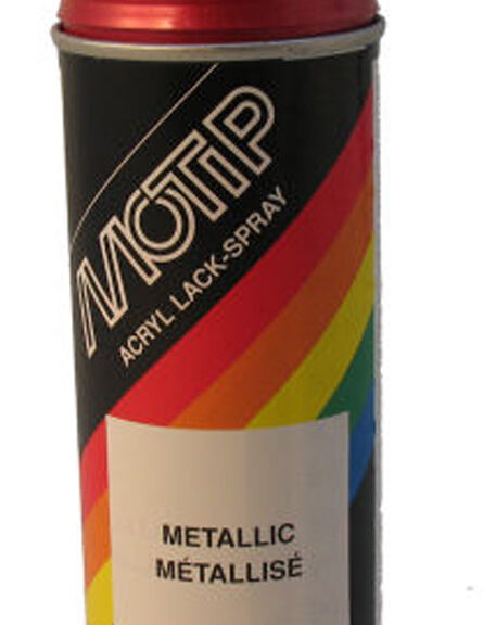 Spuitbus Motip 400ml - metallic rood