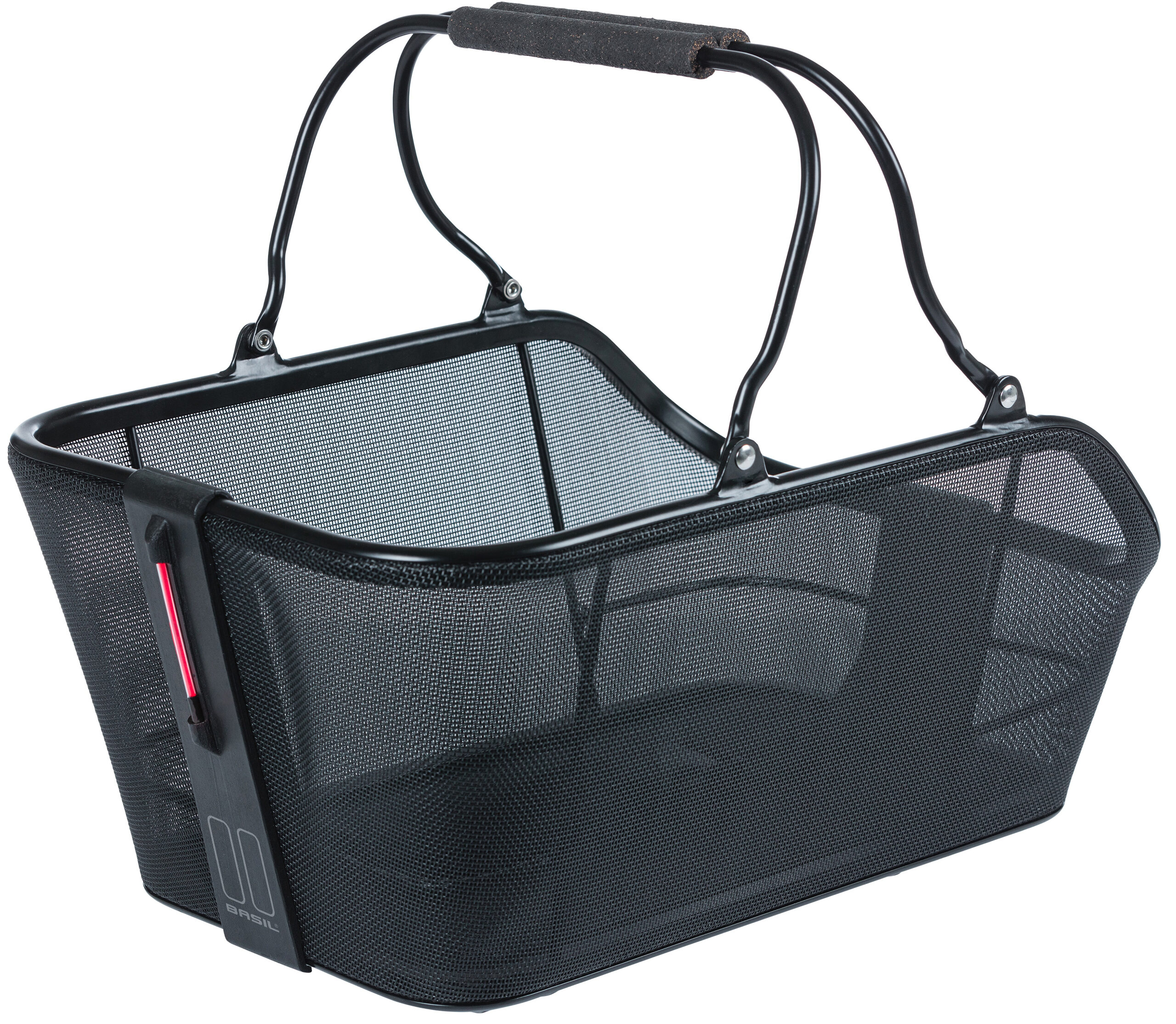 Fietsmand Basil Cento Tech Fiber Nordlicht (met MIK-adapterplaat) - solid zwart - Afbeelding 7