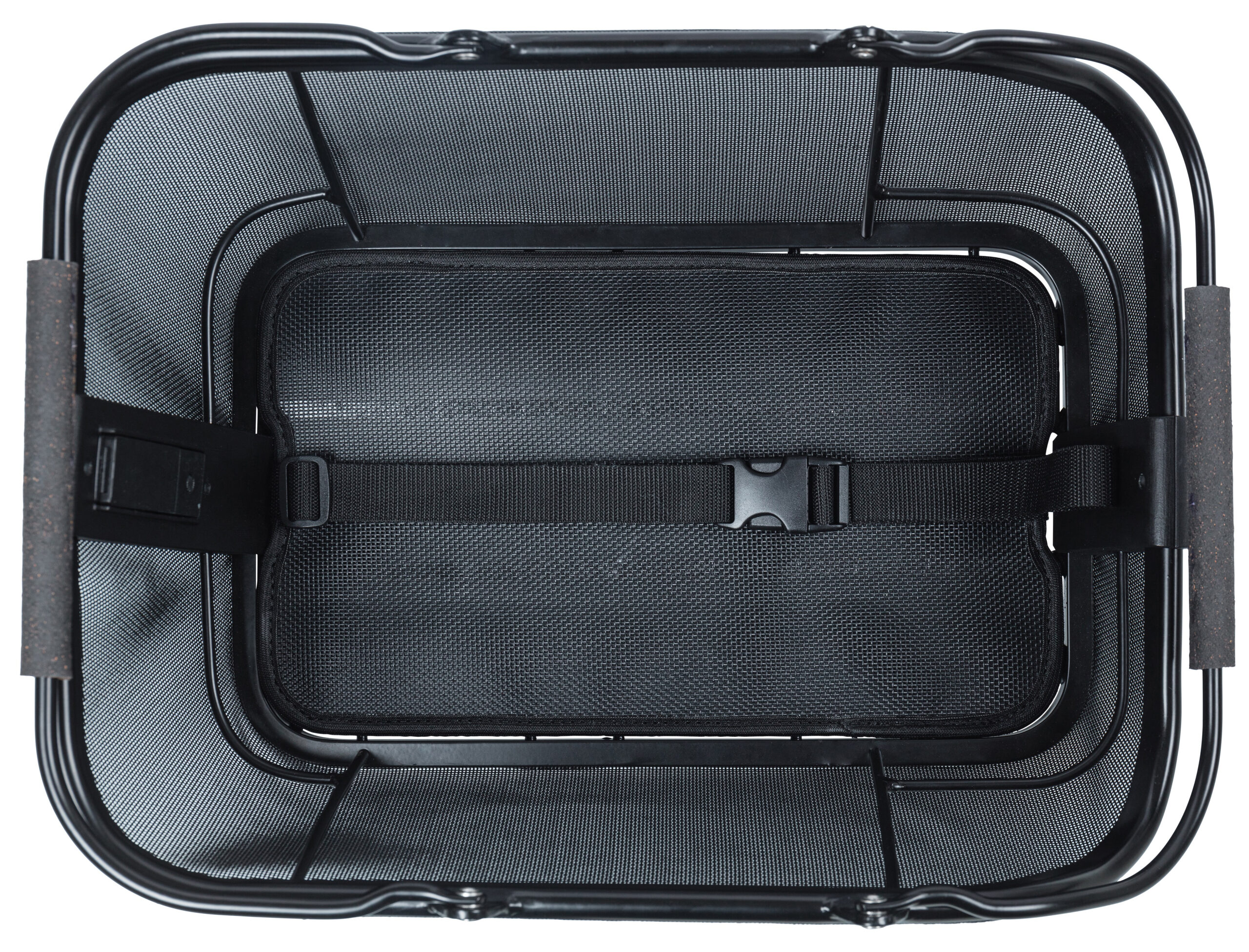 Fietsmand Basil Cento Tech Fiber Nordlicht (met MIK-adapterplaat) - solid zwart - Afbeelding 3