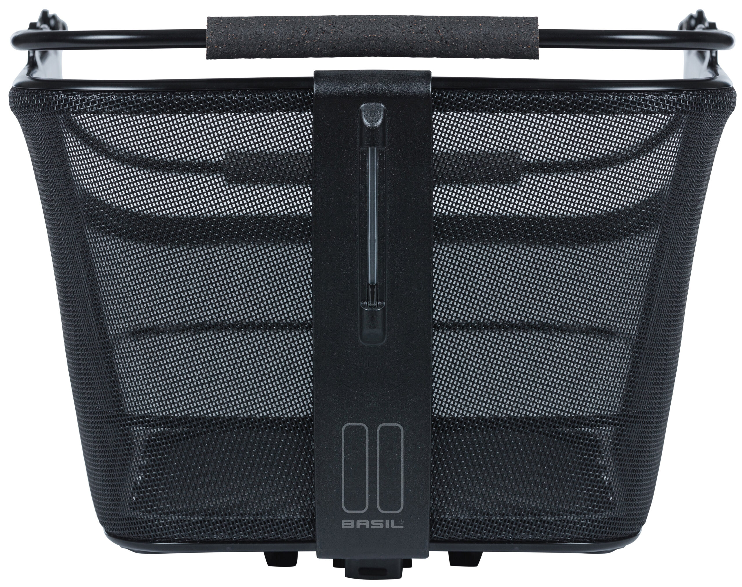Fietsmand Basil Cento Tech Fiber Nordlicht (met MIK-adapterplaat) - solid zwart - Afbeelding 5