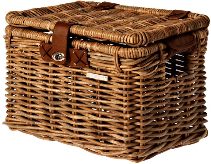 Rotan fietsmand Basil Denton L 49 x 35 x 30 cm - nature brown