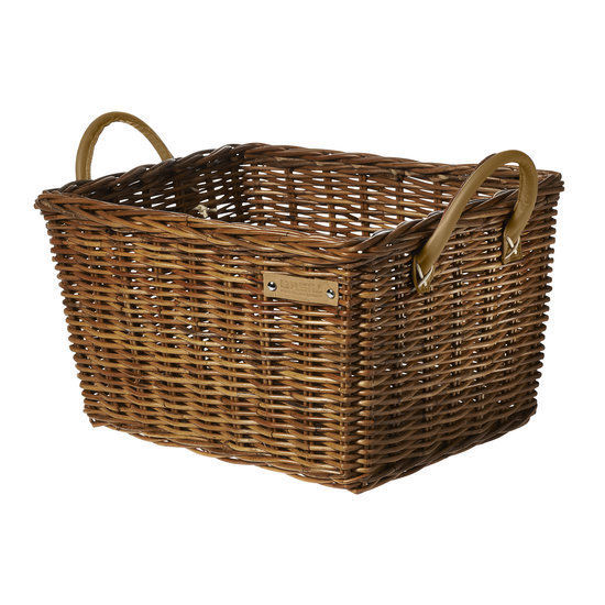 Rotan fietsmand Basil Portland Classic 49 x 36 x 24 cm - bruin