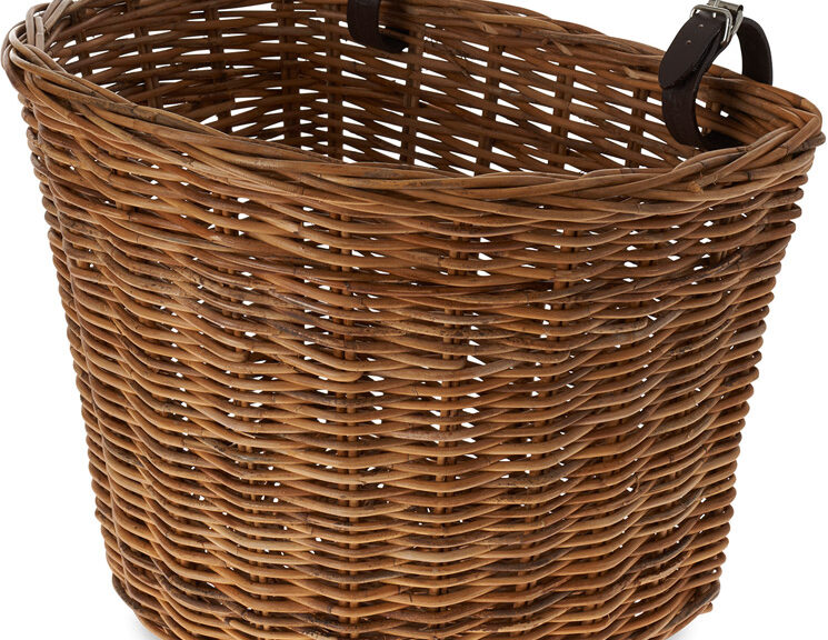 Rotan fietsmand Basil Darcy L 41 x 35 x 34 cm - naturel
