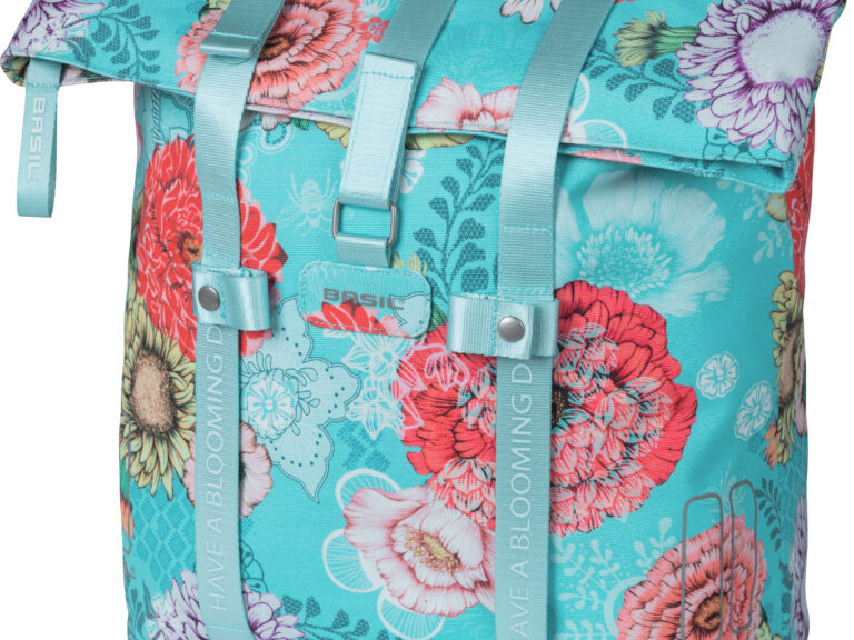 Fietstas Basil Bloom Field Shopper 20 liter 30 x 15 x 38 cm - sky blue