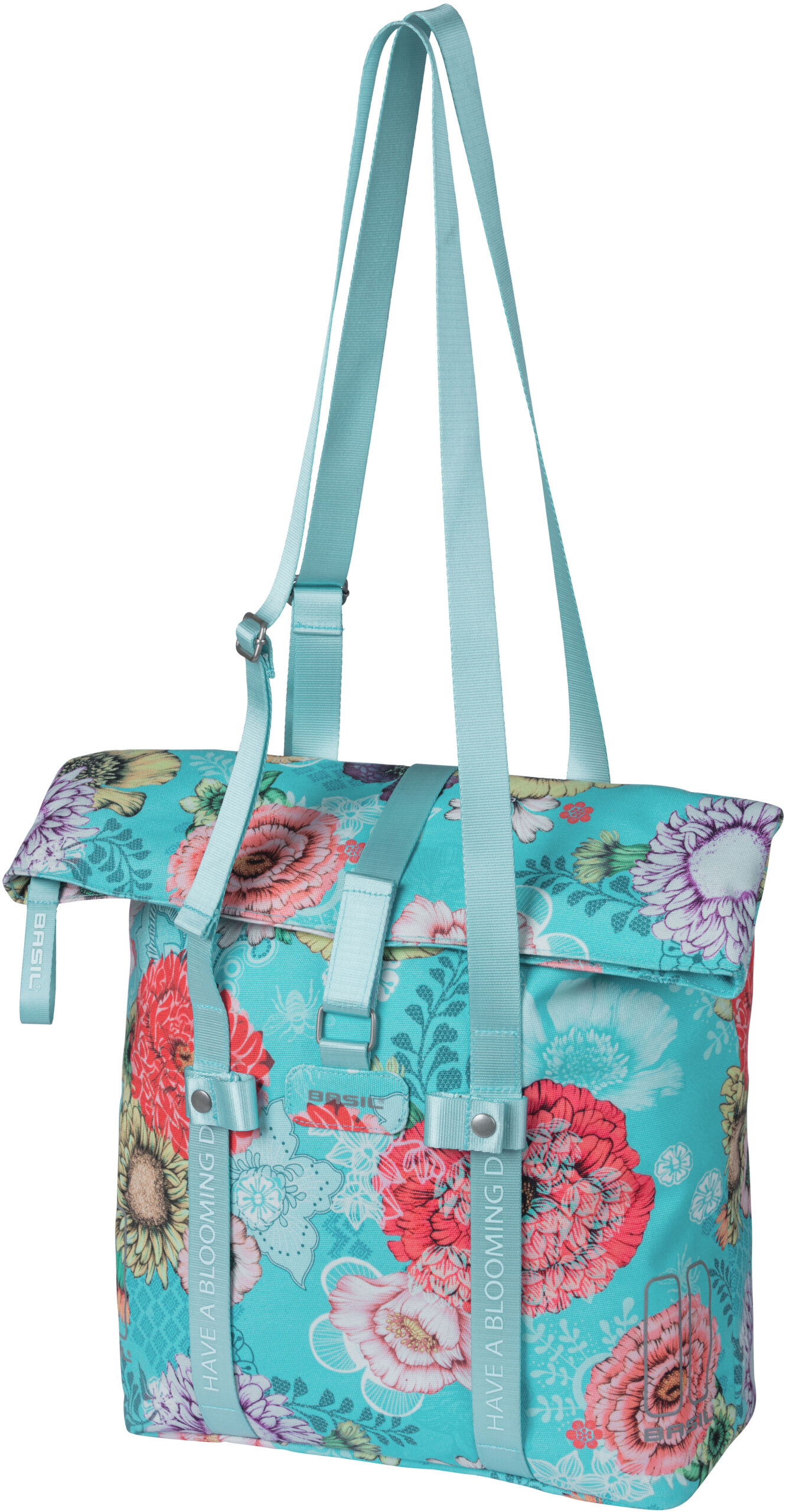 Fietstas Basil Bloom Field Shopper 20 liter 30 x 15 x 38 cm - sky blue - Afbeelding 2