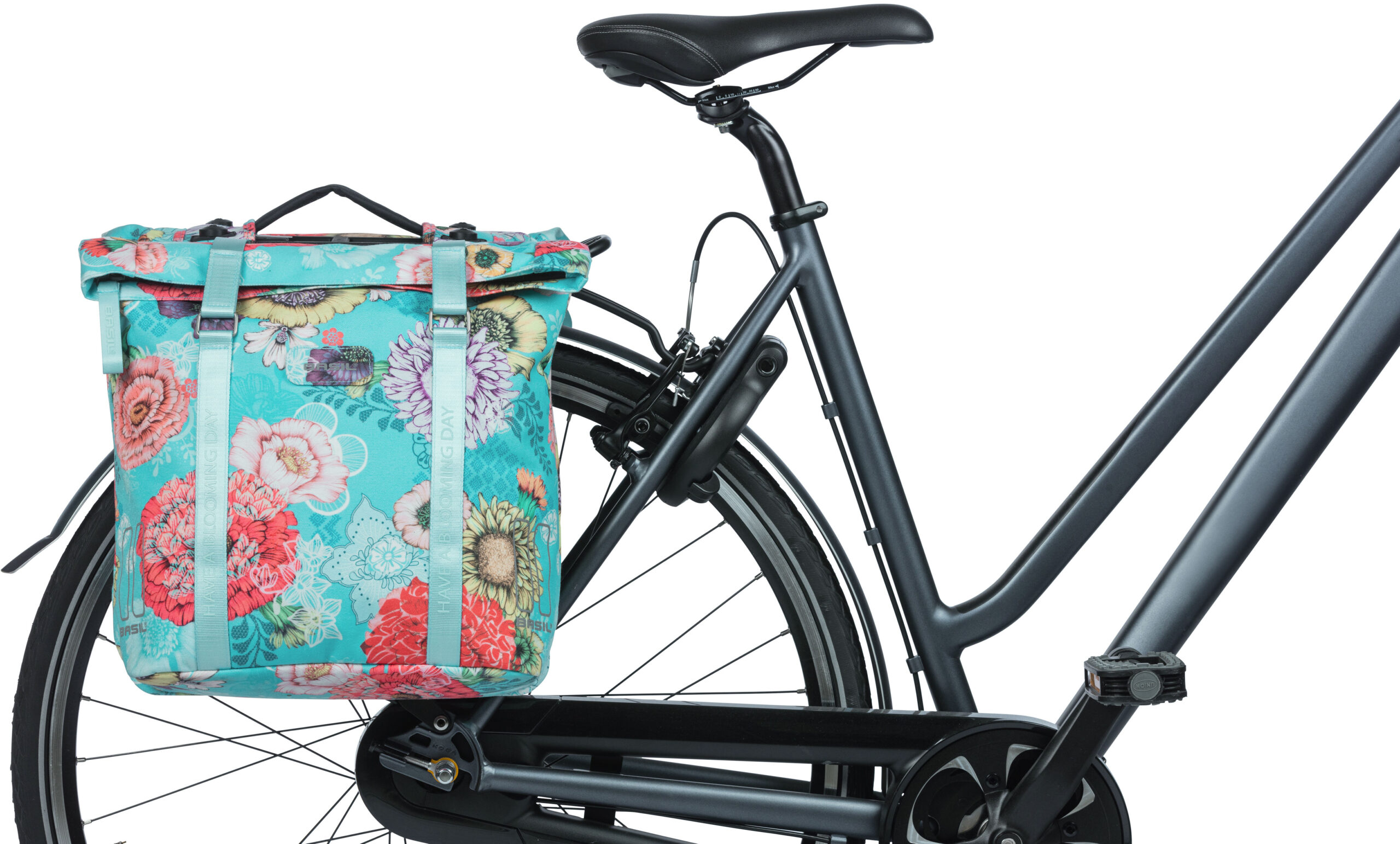 Dubbele fietstas Basil Bloom Field Double MIK 35 liter 30 x 15 x 33 cm - sky blue - Afbeelding 2