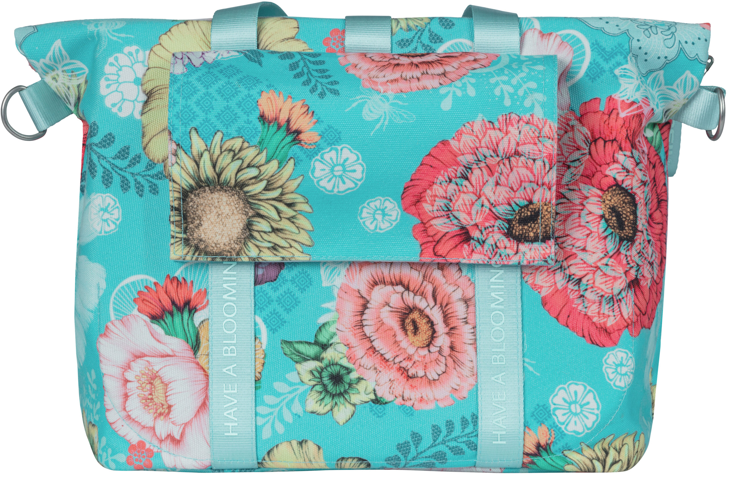 Stuurtas Basil Bloom Field KF-hook 11 liter 29 x 15 x 26 cm - sky blue - Afbeelding 3