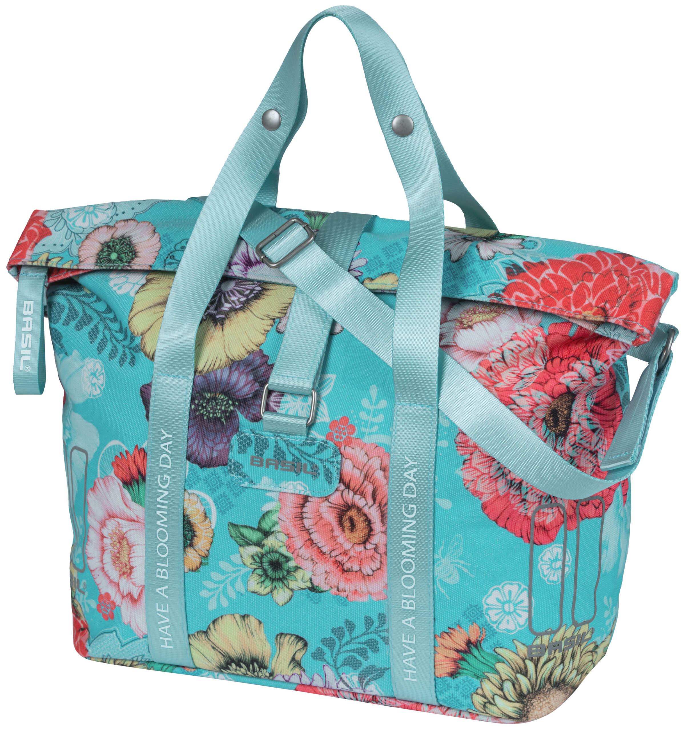 Stuurtas Basil Bloom Field KF-hook 11 liter 29 x 15 x 26 cm - sky blue - Afbeelding 4