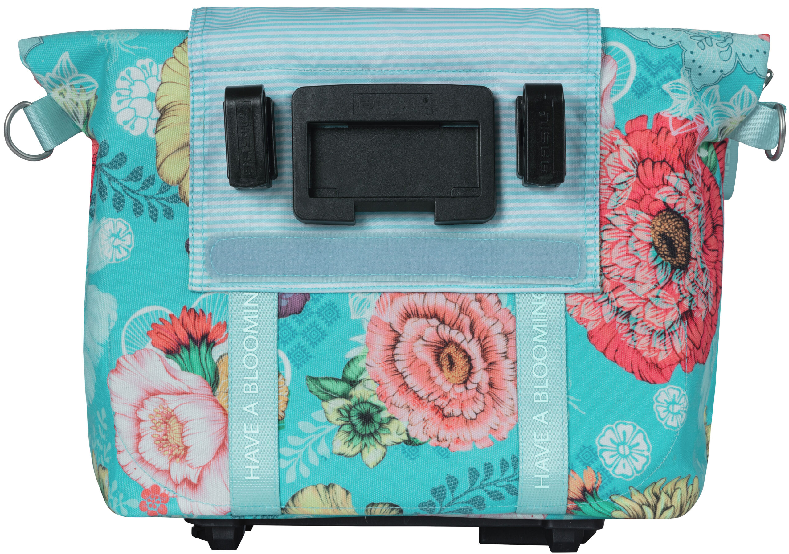 Fietstas Basil Bloom Field KF-hook MIK 11 liter 29 x 15 x 28 cm - sky blue - Afbeelding 2