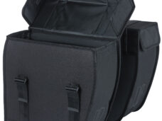 Dubbele fietstas Basil Tour Double 28 liter 34 x 14 x 34 cm - zwart