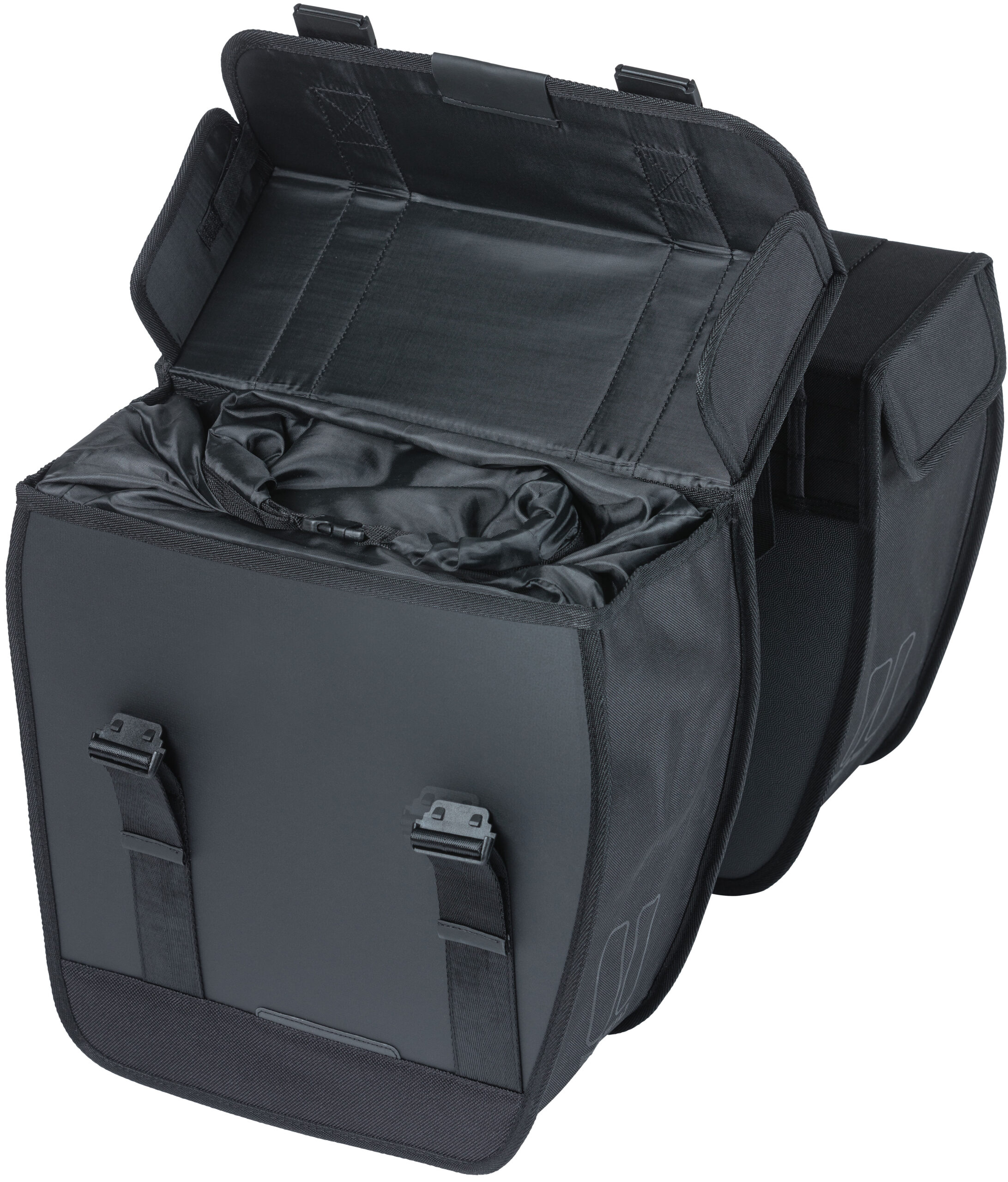 Dubbele fietstas Basil Tour Waterproof 28 liter 34 x 14 x 34 cm - zwart - Afbeelding 4