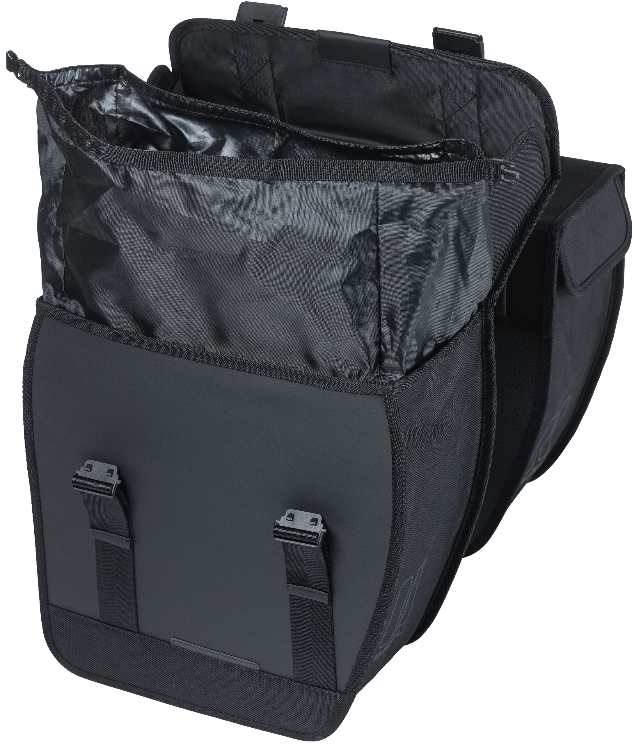 Dubbele fietstas Basil Tour Waterproof XL 35 liter 34 x 14 x 34 cm - zwart - Afbeelding 4