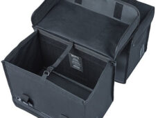 Dubbele fietstas Basil Kavan Eco Classic 58 liter 37 x 24 x 33 cm - zwart
