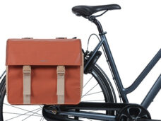 Dubbele fietstas Basil Urban Load 48-53 liter 40 x 17 x 46 cm - terra red/rose