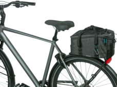 Bagagedragertas Basil Discovery 365D 9 liter 36 x 16 x 20 cm - zwart melee