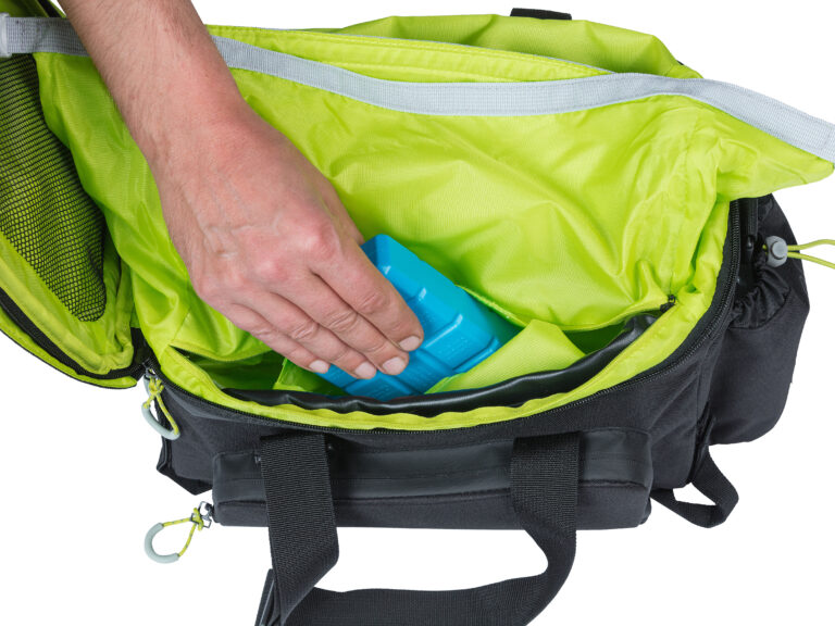Bagagedragertas Basil Miles XL Pro 9-36 liter - black lime