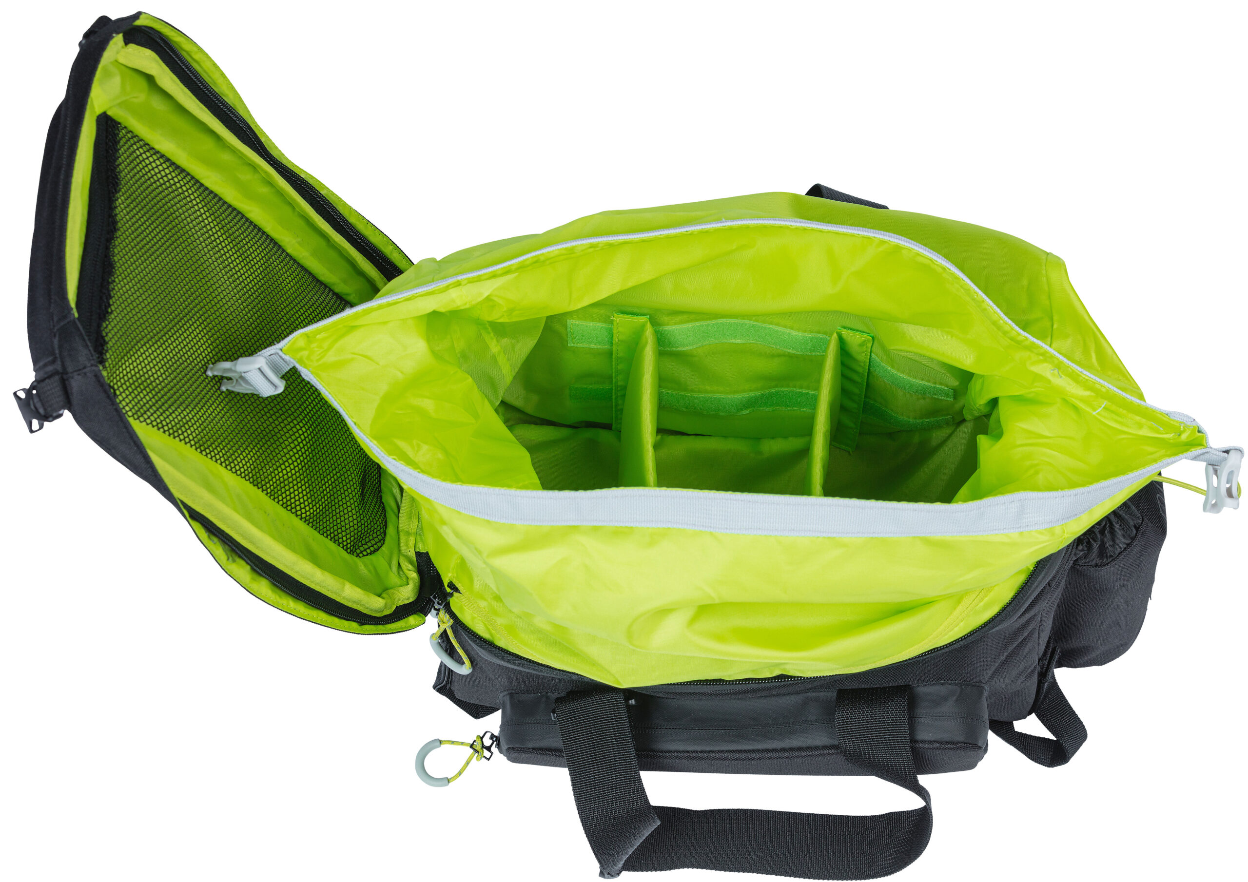 Bagagedragertas Basil Miles XL Pro 9-36 liter - black lime - Afbeelding 2