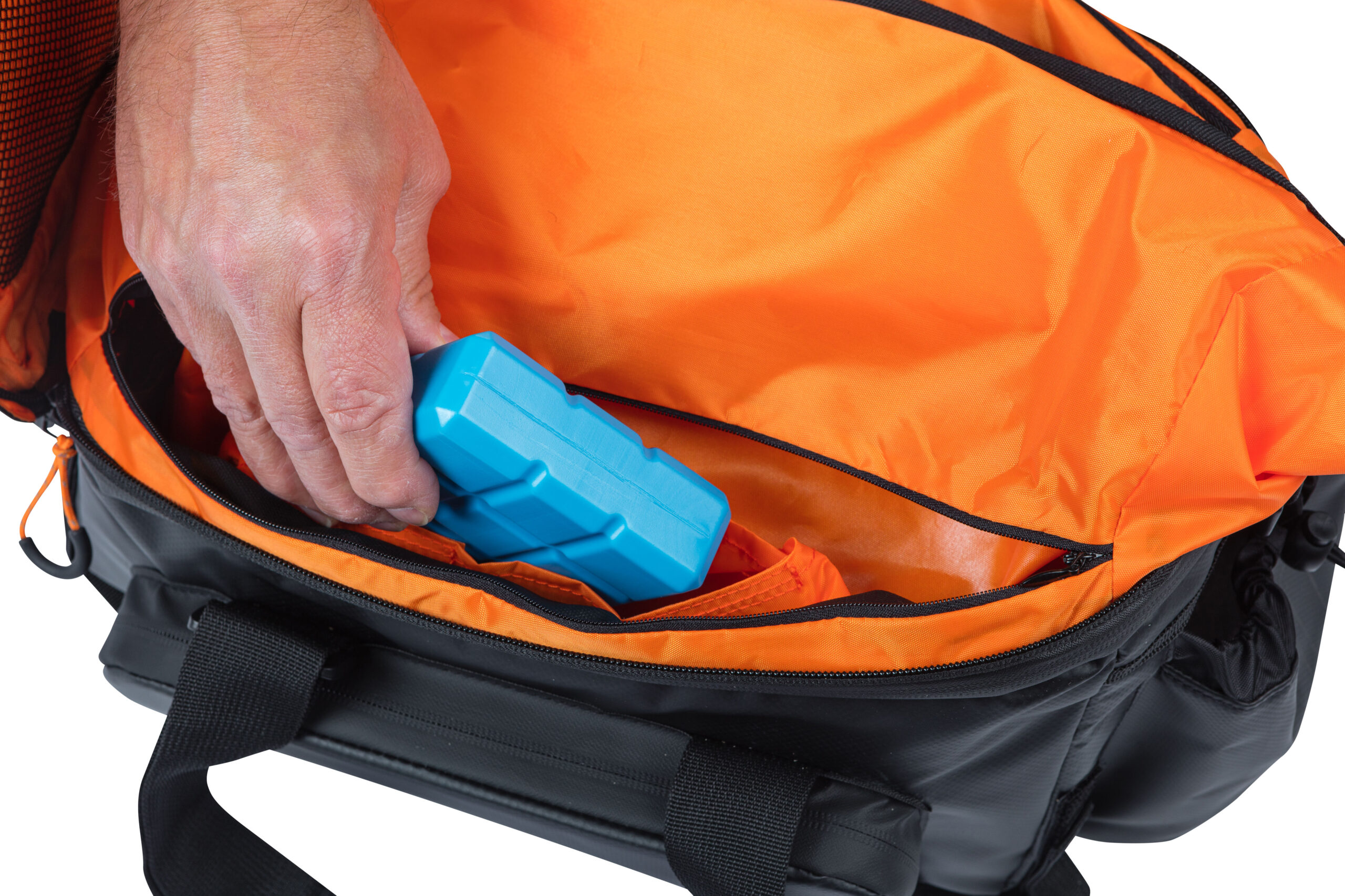 Bagagedragertas Basil Miles Tarpaulin XL Pro 9-36 liter 31 x 23 x 20 cm - black orange - Afbeelding 2