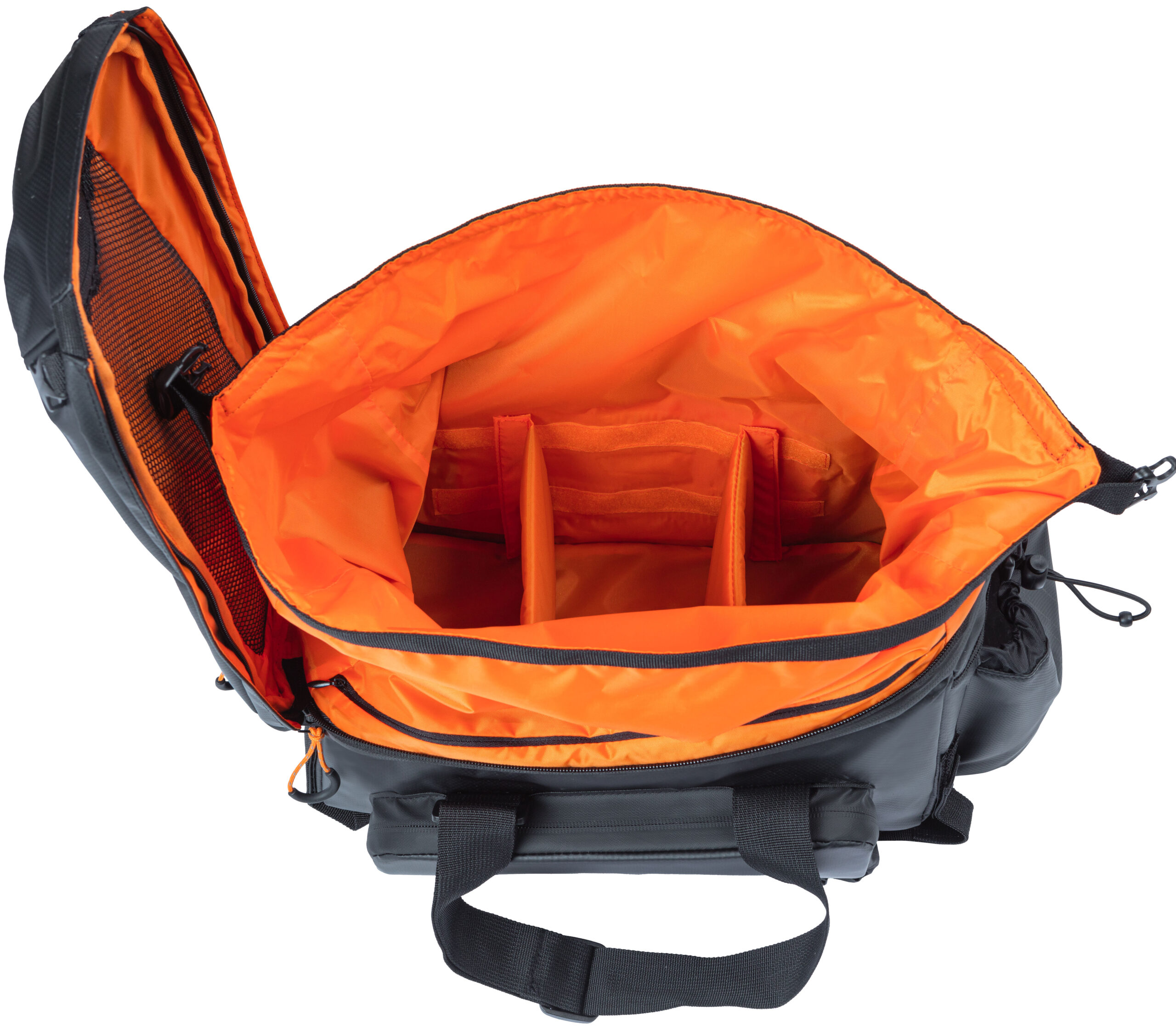 Bagagedragertas Basil Miles Tarpaulin XL Pro 9-36 liter 31 x 23 x 20 cm - black orange - Afbeelding 4