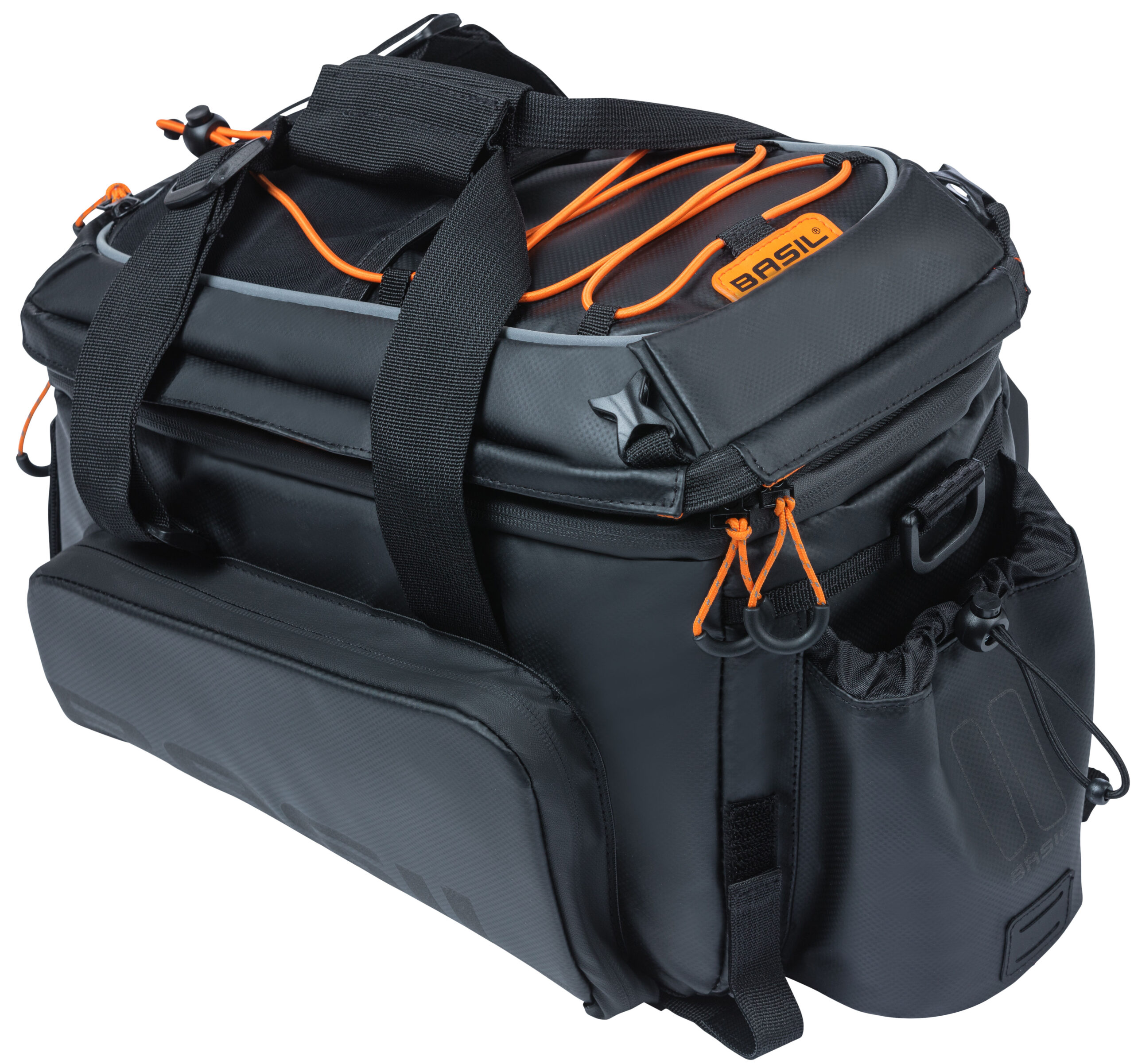 Bagagedragertas Basil Miles Tarpaulin XL Pro 9-36 liter 31 x 23 x 20 cm - black orange - Afbeelding 5