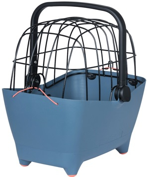 Hondenfietsmand Basil Buddy KF - voorop - 45 x 32 x 22 cm - faded denim - Afbeelding 2